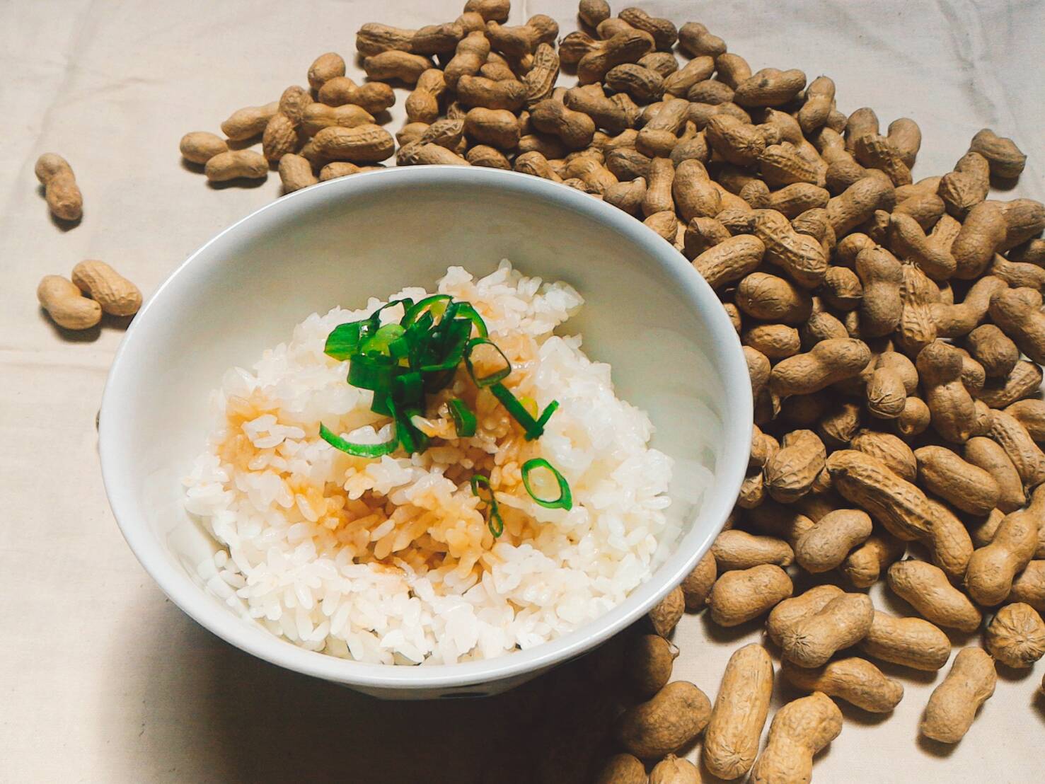 花生油拌飯