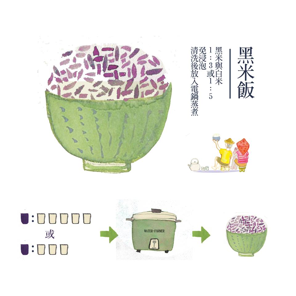 黑米飯